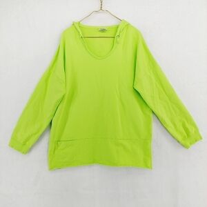 Wild Palms Green Cotton Distressed Hooded Sweatshirt P3774